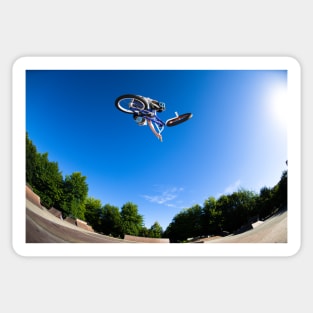 High BMX jump Sticker